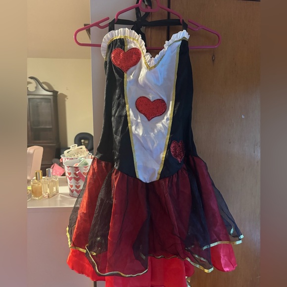 Leg Avenue Dresses & Skirts - Leg avenue size petite small medium queen of hearts dress costume Halloween